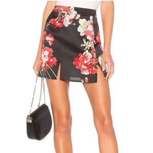 Revolve Cordilla Slit Mini Skirt